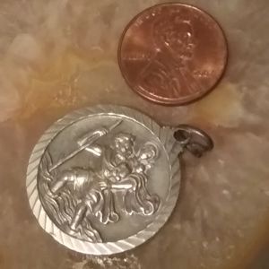 Vintage Jorg Gensen Religious Medalion